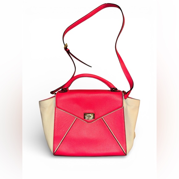 Kate Spade NY Wesley Place Laurel Desert Rose leather bag with Care Card - Picture 3 of 12